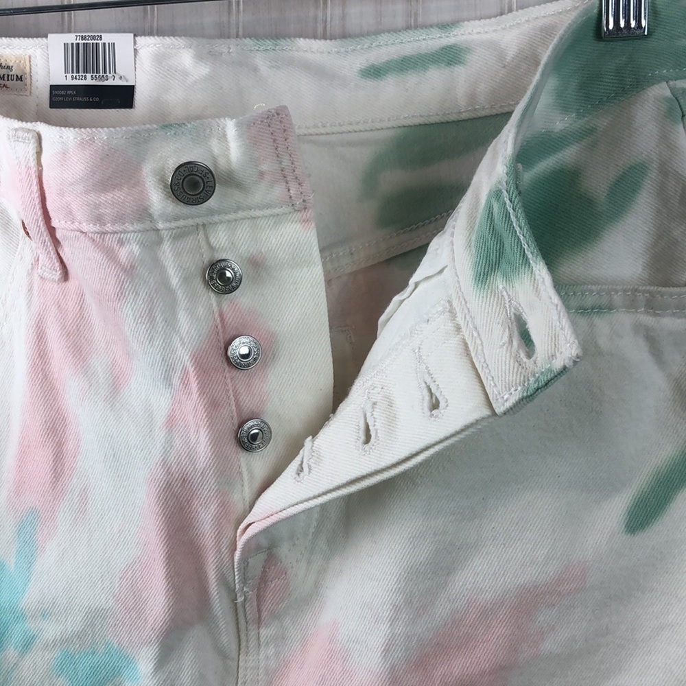 LEVIS HIGH RISE DECONSTRUCTED SKIRT - Picture 3 of 5
